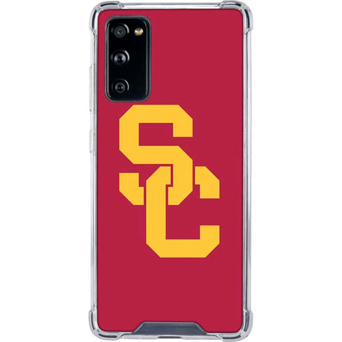 University of Southern California USC Red Logo Galaxy S20 FE Clear Case